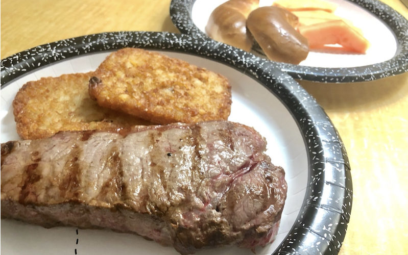 【メ】朝7時半の晩ご飯